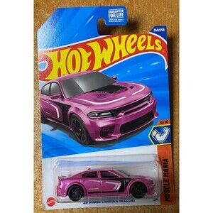 2025 Hot Wheels #240 20 Dodge Charger Hellcat PINK